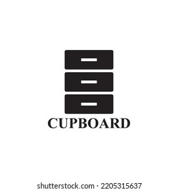 cupboard icon , furniture icon vector