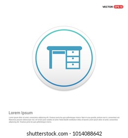 Cupboard Icon Hexa White Background icon template