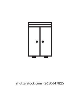 ícone de armário ilustração elemento design