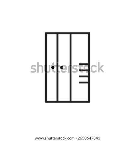 cupboard icon illustration element design