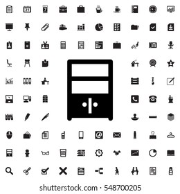 cupboard icon illustration isolated vector sign symbol