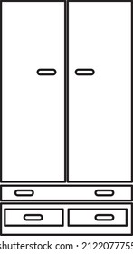 Portapapeles Icono línea de ilustración vectorial ilustración en fondo blanco..eps