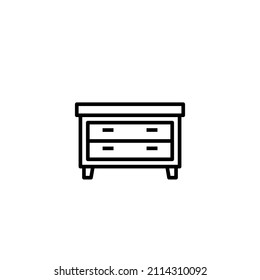 cupboard icon logo or illustration with outline stroke style vector design. perfect use for web, mobile app, pattern, design etc.
wardrobe icon line style vector for your web design
