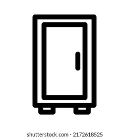 cupboard icon or logo isolated sign symbol vector illustration - high quality black style vector icons
