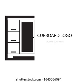 cupboard icon logo vector design