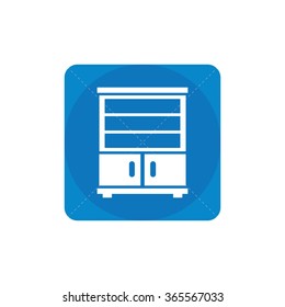 cupboard icon, on white background