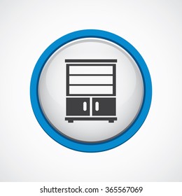cupboard icon, on white background