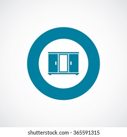cupboard icon, on white background