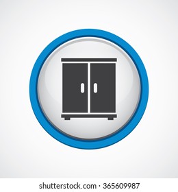 cupboard icon, on white background