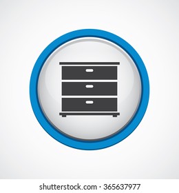 cupboard icon, on white background