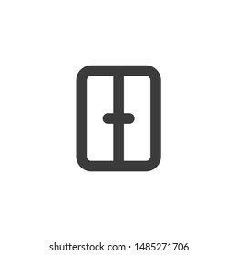 Cupboard Icon With Outline Style