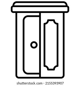 icono del armario con fondo transparente