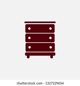 Cupboard icon Trendy Simple vector symbol, vector, illustration