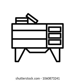 cupboard  icon vector