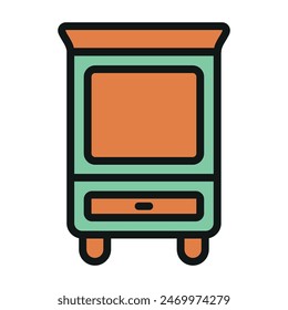 Cupboard icon vector design templates simple and modern