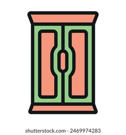 Cupboard icon vector design templates simple and modern
