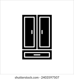 cupboard icon. vector illustration for websites, web design, mobile app, info graphic on white background
