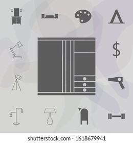 Cupboard icon. Web icons universal set for web and mobile