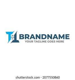 Cupboard logo icon vector template. The wardrobe logo wrapped in the initials of the letter T is simple and elegant.