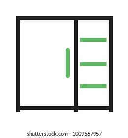 Cupboard with Shelves
