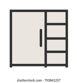 Cupboard with Shelves