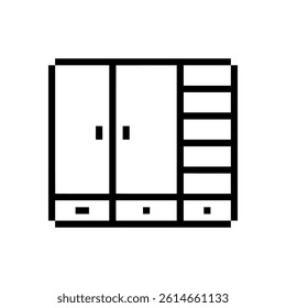 cupboard storage furniture pixel art