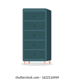 cupboard vector design illustration. mini cupboard for interior, office