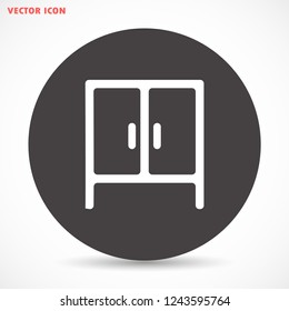 cupboard vector icon 10 eps