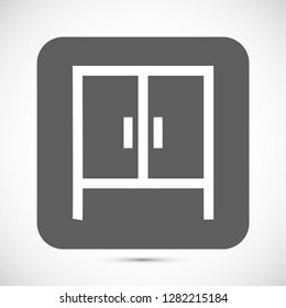 cupboard vector icon 10 eps