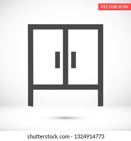 cupboard vector icon 10 eps