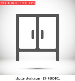 cupboard vector icon 10 eps