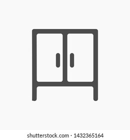 cupboard vector icon 10 eps , Lorem ipsum Flat design