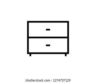 cupboard vector icon