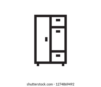 cupboard vector icon