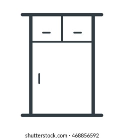 Cupboard Vector Icon