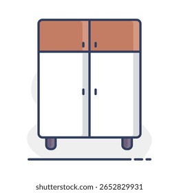 Ícone de vetor de área de trabalho. Símbolo gráfico para mobiliário, web site e design de aplicativos, logotipo, aplicativo, UI