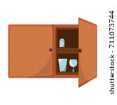 cupboard  vector illustration
