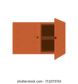 cupboard  vector illustration