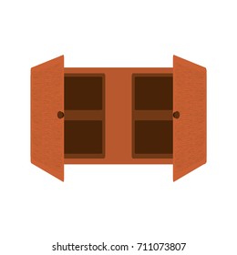 cupboard  vector illustration