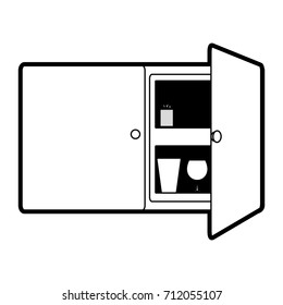 cupboard   vector illustration