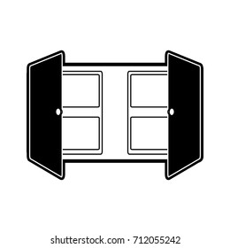 cupboard   vector illustration