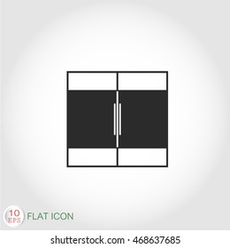 Cupboard wardrobe icon