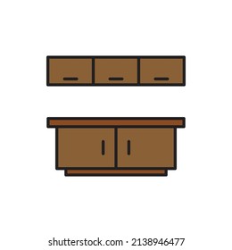 cupboard wardrobe for website graphic resource, presentation, symbol