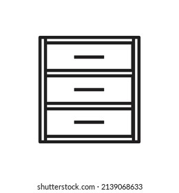 Cupboard Wardrobe Website Graphic Resource Presentation Stock Vector ...