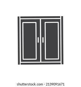 cupboard wardrobe for website graphic resource, presentation, symbol