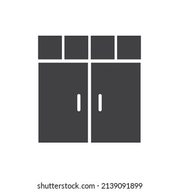 cupboard wardrobe for website graphic resource, presentation, symbol