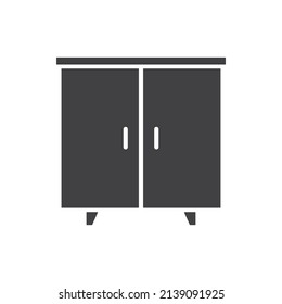 cupboard wardrobe for website graphic resource, presentation, symbol