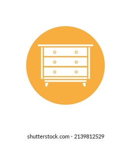 cupboard wardrobe for website graphic resource, presentation, symbol