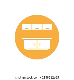 cupboard wardrobe for website graphic resource, presentation, symbol