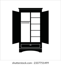 cupboardlocker icon vector illustration logo design